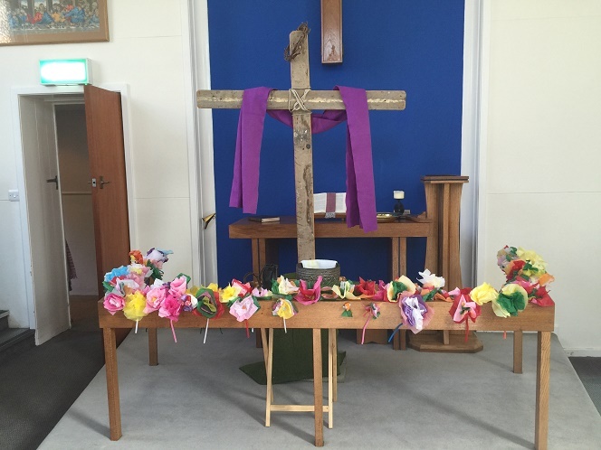 Altar at Easter